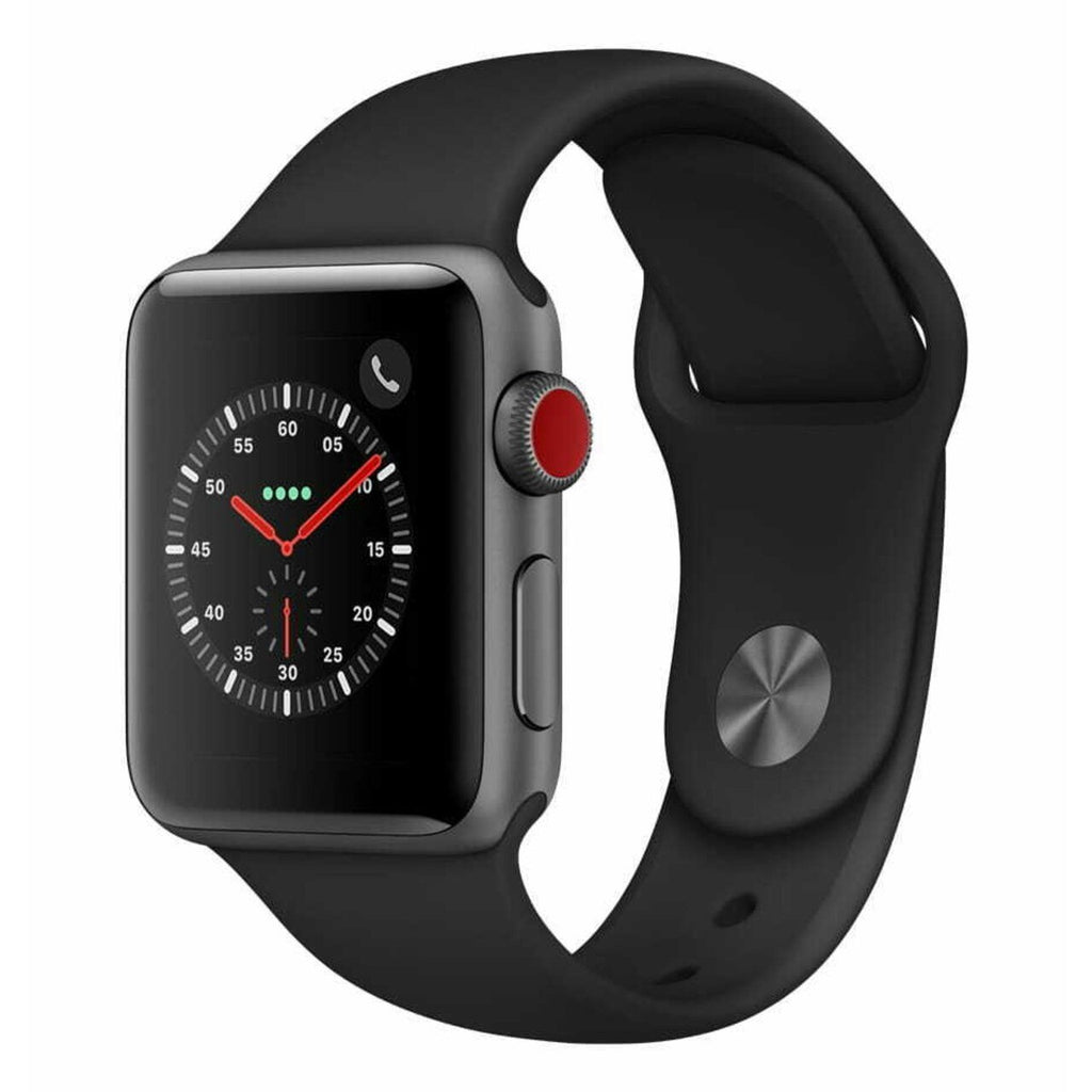 Apple Watch Series 3 38mm GPS + Cellular Gray-Black Sport-Excellent