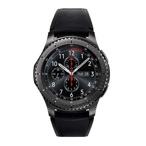 Samsung Gear S3 Frontier 46mm SM-R765V Black-Black Verizon Unlocked-Excellent